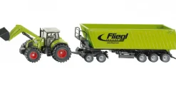 Siku 1/50 Claas with Loader, Dolly and Tipping Trailer