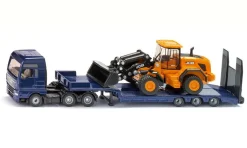 Siku 1/87 MAN Truck with Low Loader and JCB Wheel Loader