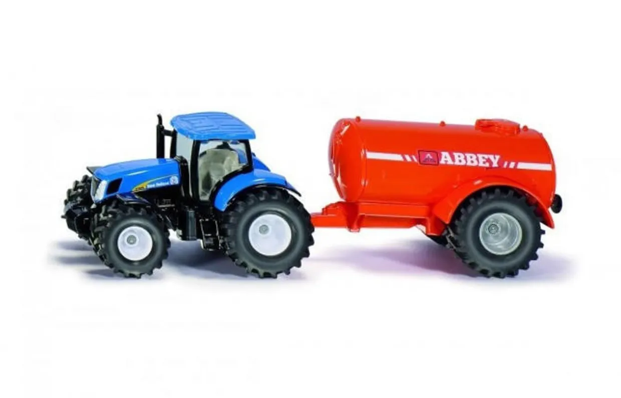 Siku 1/50 New Holland with Single Axle Tanker Diecast Model
