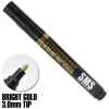 SMS Hyperchrome Chrome Marker Pen - Bright Gold - 3mm Tip