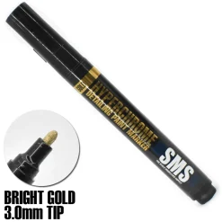 SMS Hyperchrome Chrome Marker Pen - Bright Gold - 3mm Tip