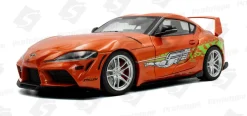 Solido 1/18 Toyota Gr Supra Tribute Orange 2024 Diecast Model