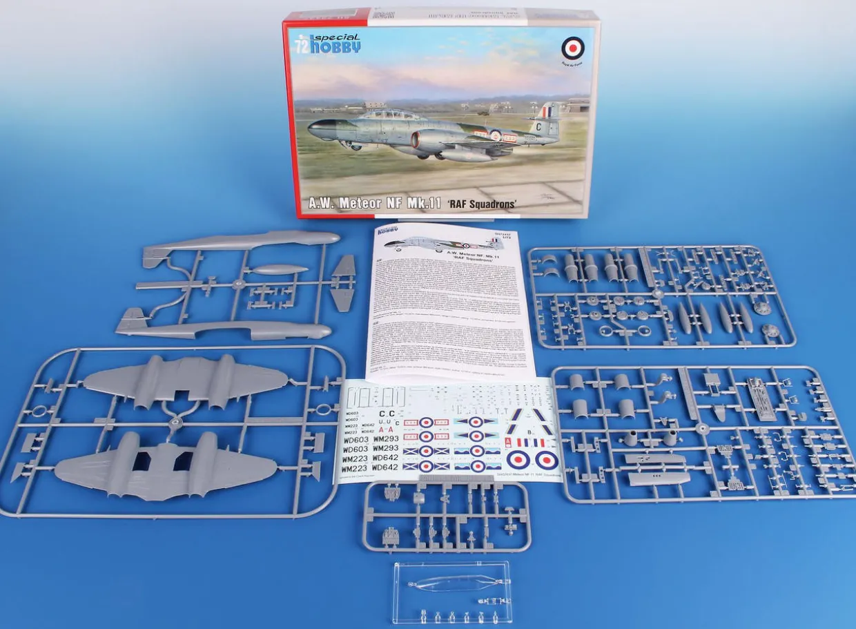 Special Hobby 1/72 A.W. Meteor NF Mk.11 RAF Squadrons Model Kit