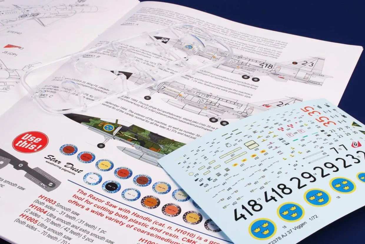 Special Hobby 1/72 Saab AJ-37 Viggen Strike Fighter Model Kit