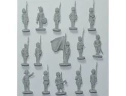 Strelets 1/72 Napoleonic Austrian Grenadiers Standing Shoulder Arms