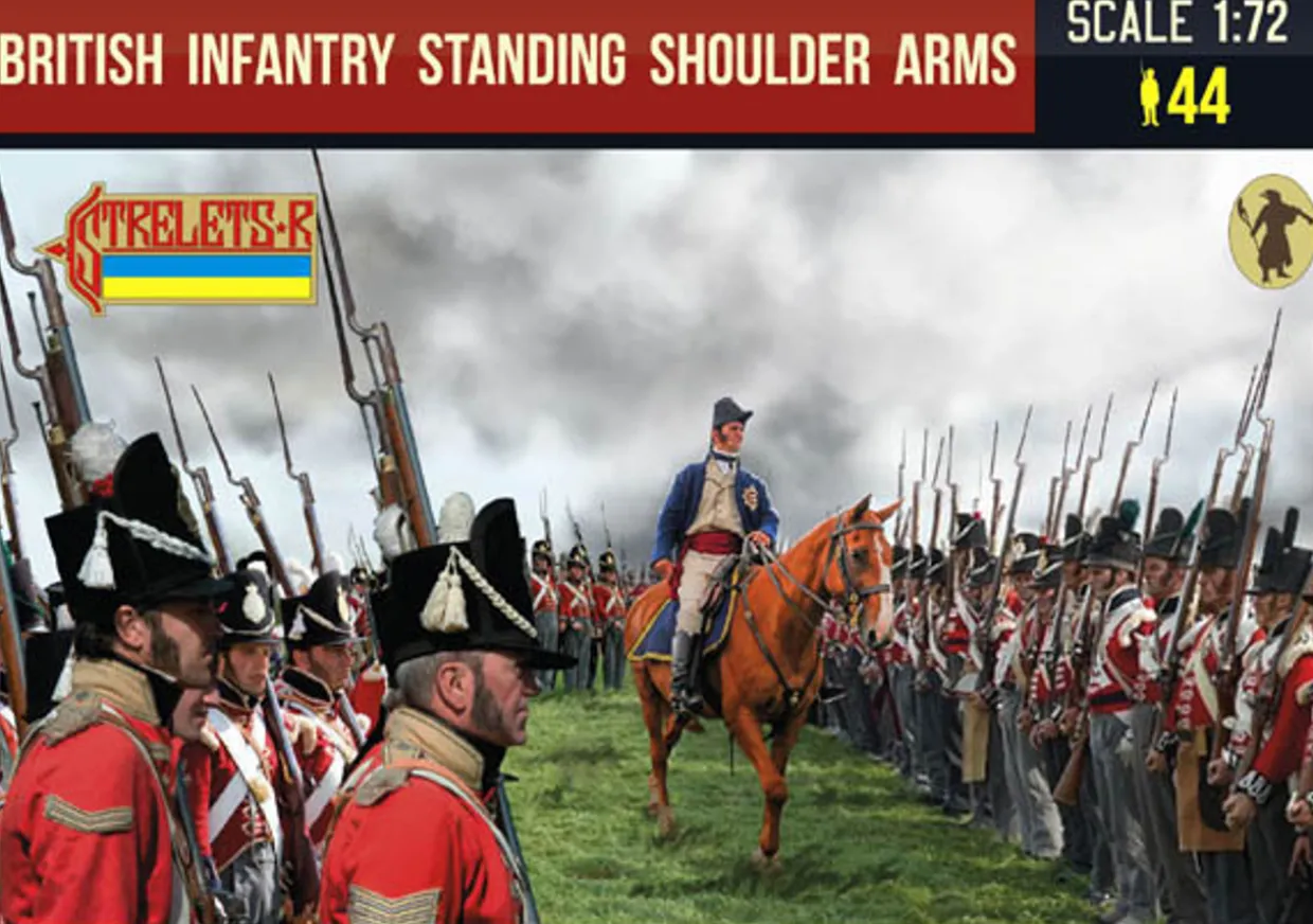 Strelets 1/72 Napoleonic British Infantry Standing Shoulder Arms