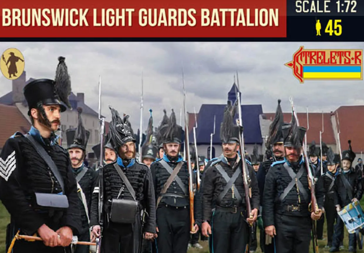 Strelets 1/72 Napoleonic Brunswick Light Guards Battalion