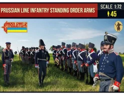 Strelets 1/72 Napoleonic Prussian Line Infantry Standing Order Arms
