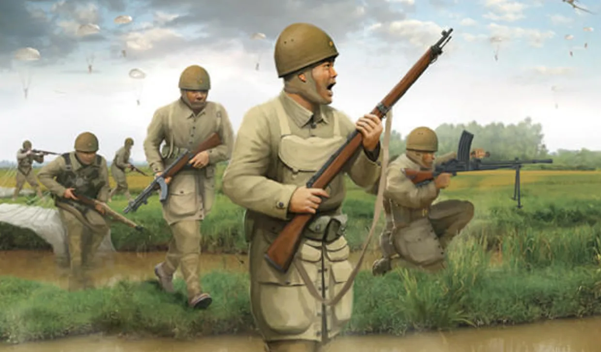 Strelets 1/72 WWII Imperial Japanese Army Paratroopers