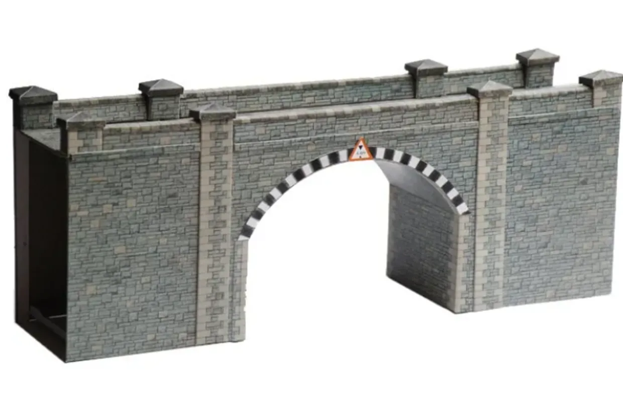 Superquick 1/76 Bridge & Tunnel Entrance (Stone) Card Building Kit