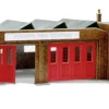 Superquick 1/76 Bus Depot, Fire Station, & Hanger Card Building Kit
