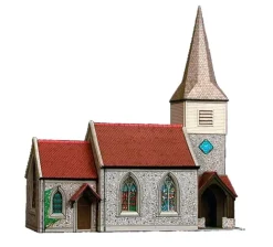 Superquick 1/76 Country Church Card Building Kit