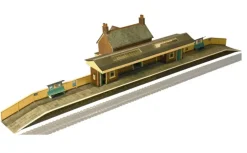 Superquick 1/76 Country Station Building Card Building Kit