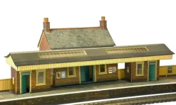 Superquick 1/76 Country Station Building Card Building Kit