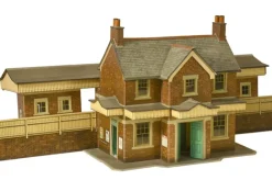 Superquick 1/76 Country Station Building Card Building Kit