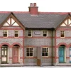 Superquick 1/76 Four Terraced Cottages Card Building Kit