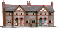 Superquick 1/76 Four Terraced Cottages Card Building Kit
