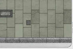 Superquick 1/76 Grey Paving Stones Building Papers