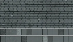 Superquick 1/76 Grey Roof Slates Building Papers