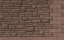 Superquick 1/76 Red Rubble Walling Building Papers