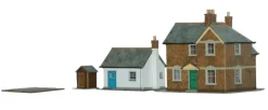 Superquick 1/76 Station Master House & Crossing Cottage Card Building Kit