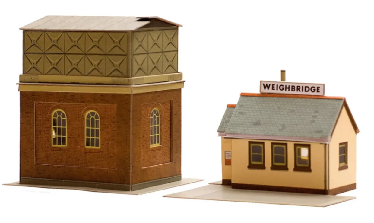 Superquick 1/76 Water Tower & Weighbridge Card Building Kit