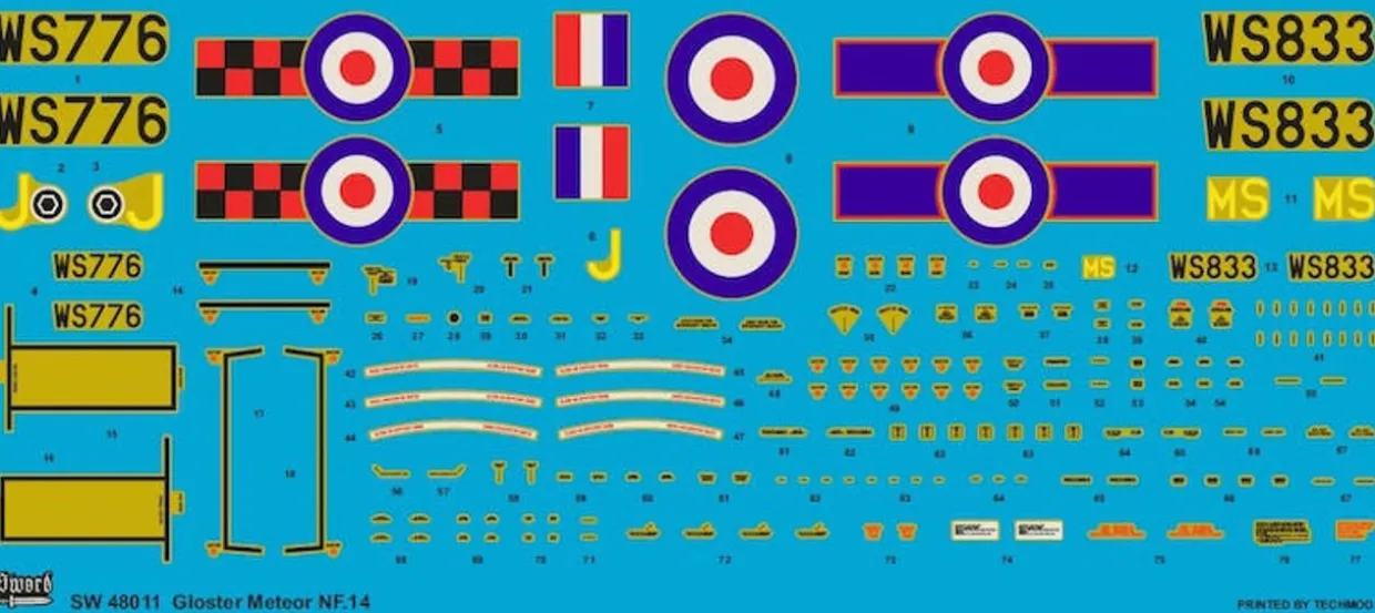 Sword 1/48 Gloster Meteor NF.14 Model Kit