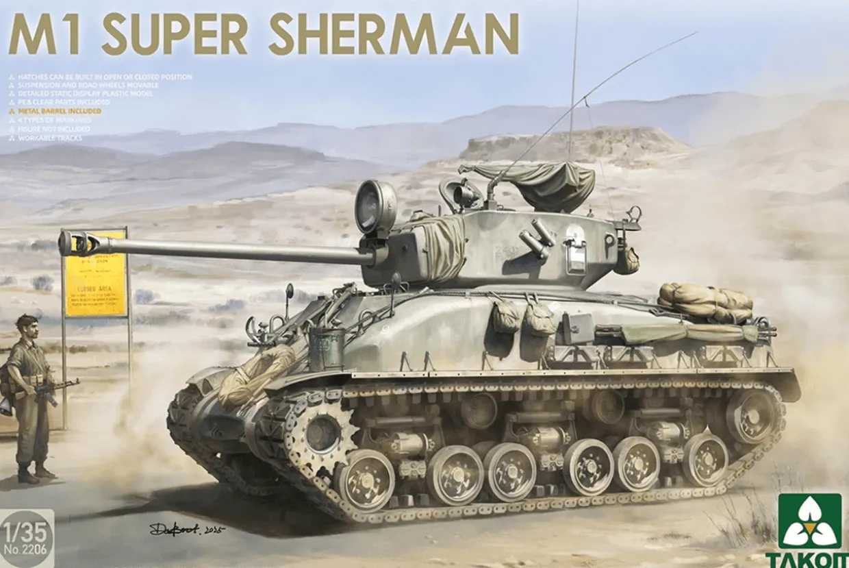 Takom 1/35 M1 Super Sherman - Israeli Army
