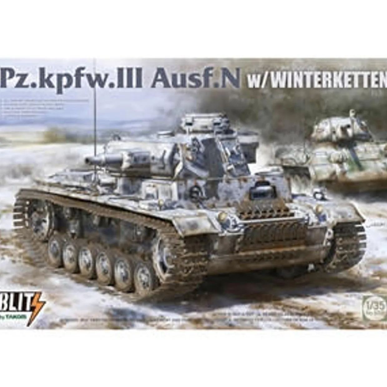 Takom 1/35 Pz.Kpfw.III Ausf.N Panzer III with Winterketten