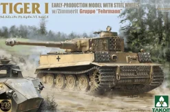 Takom 1/35 Pz.Kpfw.VI Ausg.E Tiger I Gruppe Fehrmann Early Production with Steel Wheels