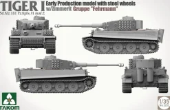 Takom 1/35 Pz.Kpfw.VI Ausg.E Tiger I Gruppe Fehrmann Early Production with Steel Wheels