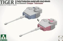 Takom 1/35 Pz.Kpfw.VI Ausg.E Tiger I Gruppe Fehrmann Early Production with Steel Wheels