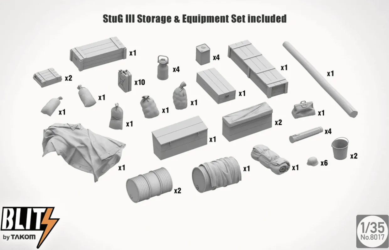 Takom 1/35 StuH.42 & StuG.III Ausf.G Mid Production with Stowage