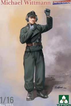 Takom 1/16 WWII German Tank Ace Michael Wittmann Limited Edition Kit 2