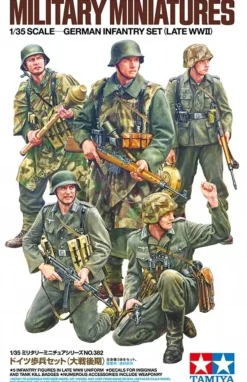 Tamiya 1/35 German Infantry Late WWII Model Figures