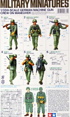 Tamiya 1/35 German MG Crew