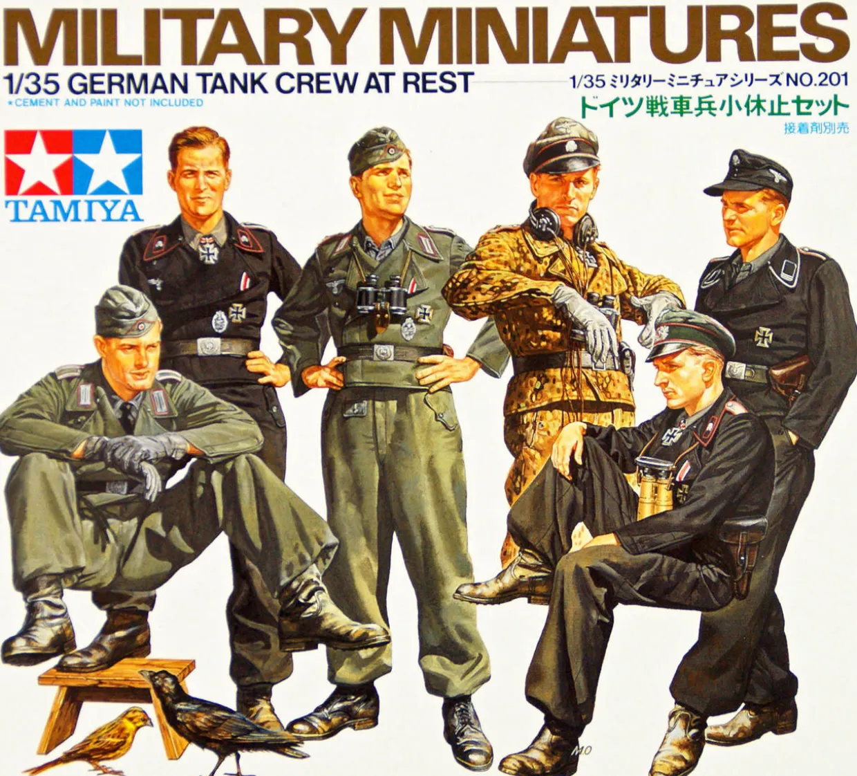 Tamiya 1/35 German Tank Crew At Rest