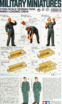 Tamiya 1/35 German Tank Loading Crew