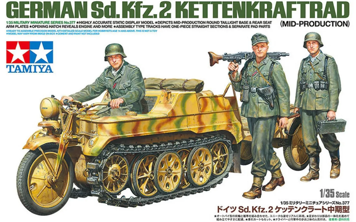 Tamiya 1/35 Kettenkraftrad Mid Production