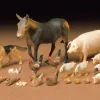 Tamiya 1/35 Livestock Set 1