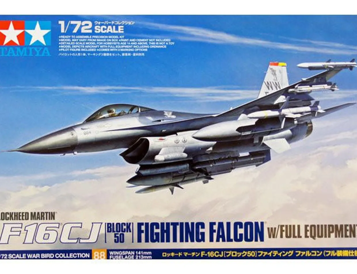 Tamiya 1/72 Lockheed Martin F-16CJ Falcon Block 50