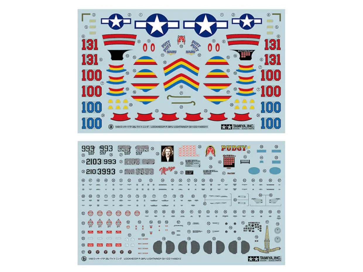 Tamiya 1/48 Lockheed P-38J Lightning