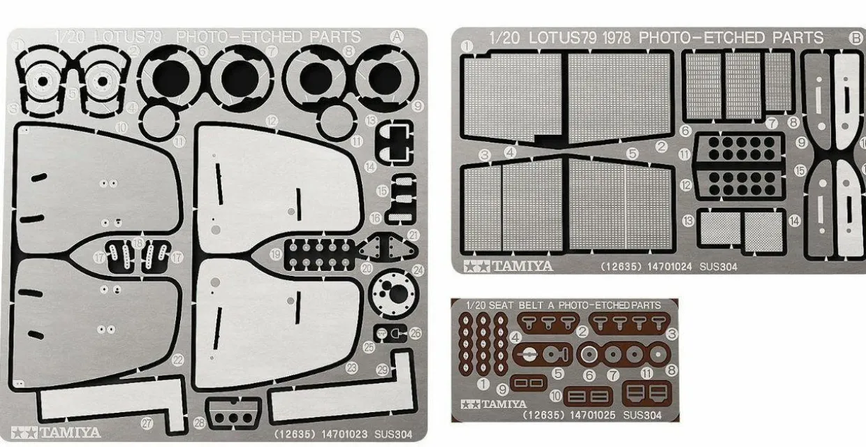 Tamiya 1/20 Lotus Type 79 1978 Photo Etched Parts