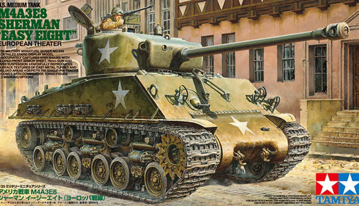 Tamiya 1/35 M4A3E8 Sherman Easy Eight European Theatre