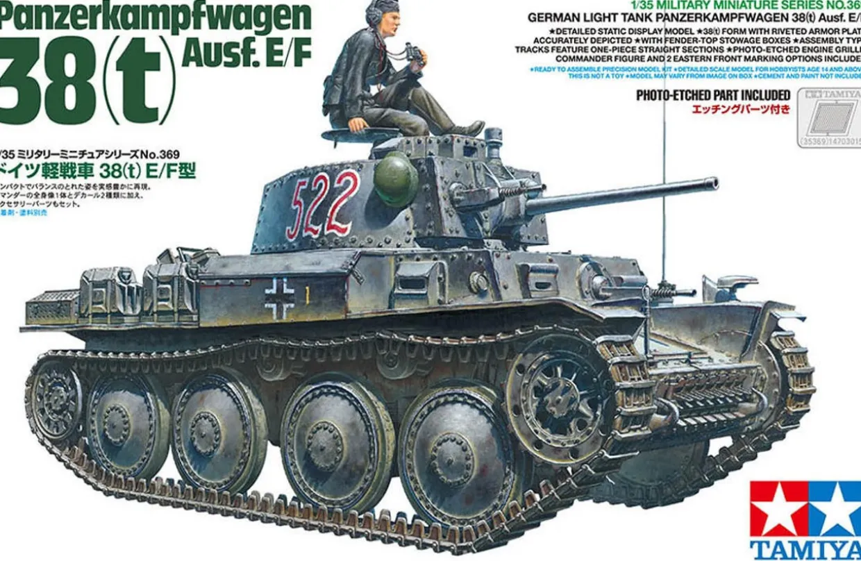 Tamiya 1/35 Pz.Kpfw.38(t) Ausf.E/F