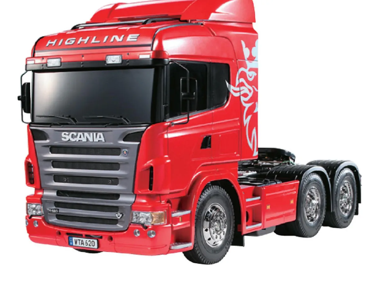 Tamiya 1/14 RC Scania R620 6X4 Highline Truck Super Package Deal
