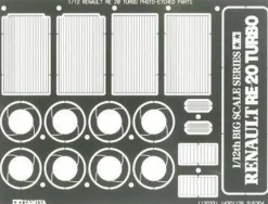 Tamiya 1/12 Renault Re-20 Turbo with Photo-Etched Parts