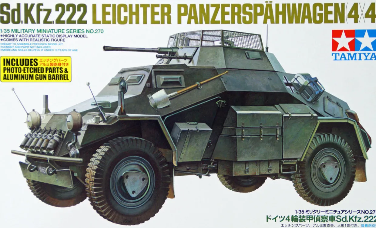 Tamiya 1/35 Sd.Kfz.222 Leichter Panzerspahwagen