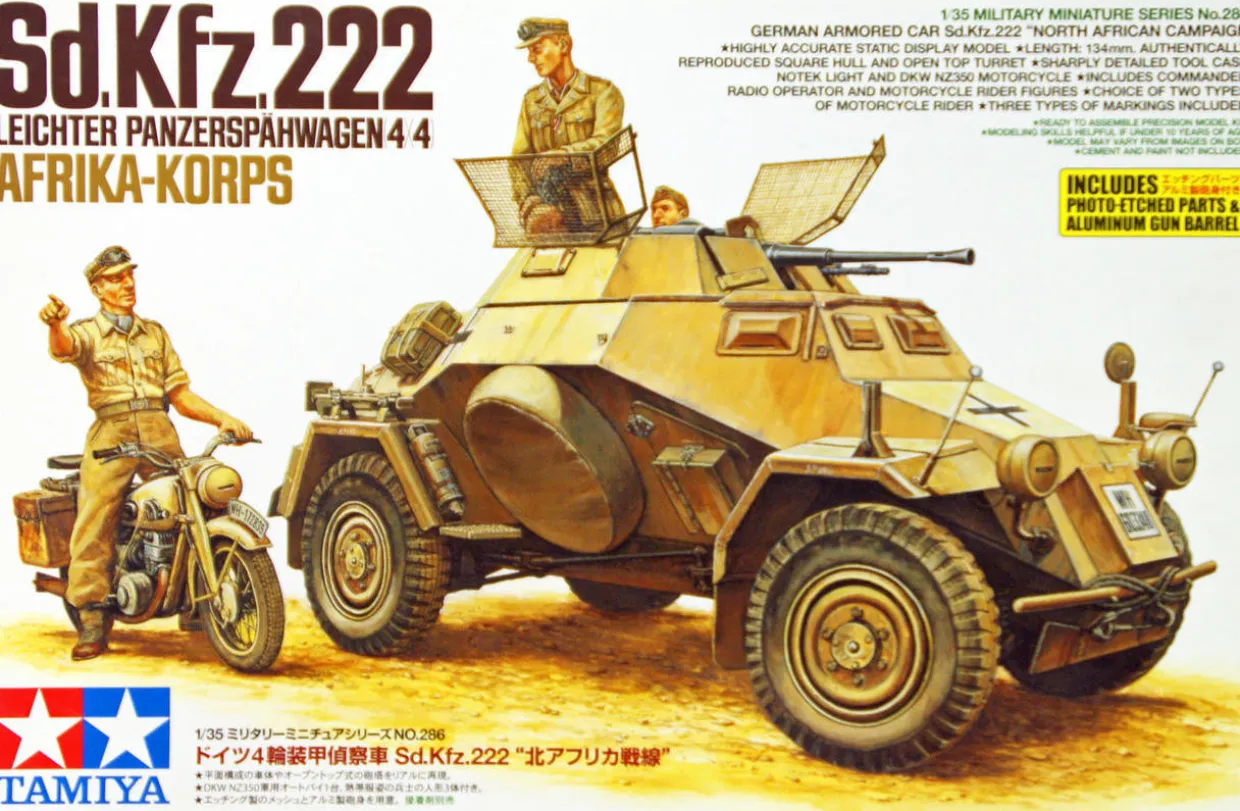 Tamiya 1/35 Sd.Kfz.222 North Africa