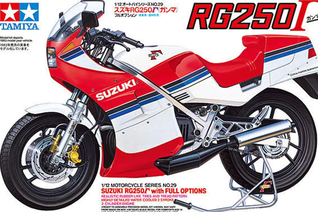 Tamiya 1/12 Suzuki RG250 F with Full Options Model Kit